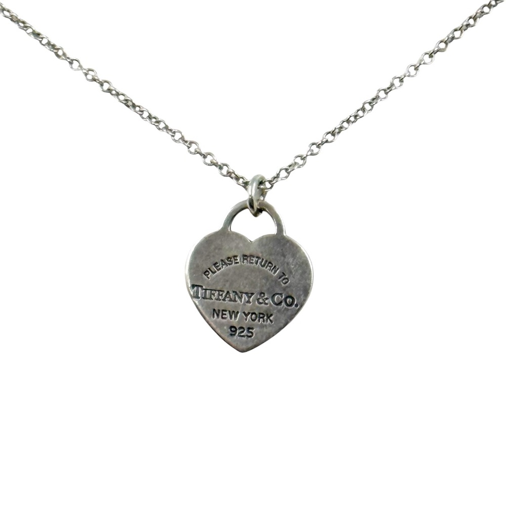 Tiffany & co sterling silver return to Tiffany heart tag charm necklace - GM111 - Picture 3 of 6